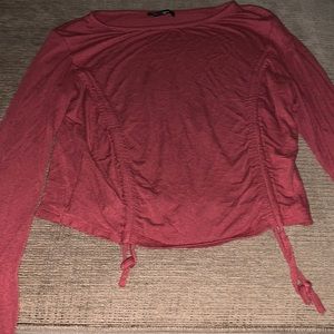 Cute crop top long sleeve